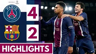 Désiré Doué & Xavi Espart Goals! - PSG vs Barcelona 4-2 - Highlights & Goals -Champions League 2026