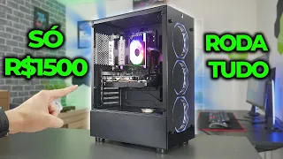 PC GAMER DE R$1500 PARA RODAR TUDO! ESSE É O PC MAIS CUSTO BENEFÍCIO DA ATUALIDADE... (semana 17)