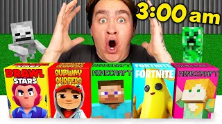 ÄLÄ AVAA FORTNITE, SUBWAY SURFERS, MINECRAFT JA BRAWL STARS MYSTERY BOXEJA Kello 3 Yöllä!