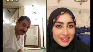 غيمه تحكم على ابو عماد _25كوب ماء على راسه 😂😹 وابو عماد ينتقم منها _ابو عماد _بث تيك توك_بث_ابو عماد