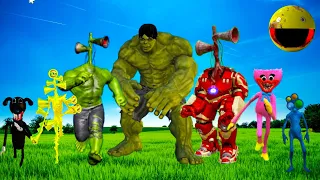 #short Siren Head Golg 999 Siren Head Hulk Kissy Missy Long Leg Popit pley mom