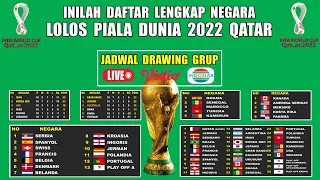 INILAH DAFTAR NEGARA LOLOS PIALA DUNIA 2022 QATAR | JADWAL DRAWING GRUP PIALA DUNIA 2022 QATAR