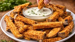 Melanzane più buone delle patate fritte! Hai mai mangiato melanzane così? Ricetta facile e veloce!