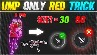 White FF UMP Only Red Trick 💯