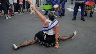 YAJAIRA BAILANDO CON LA BATUCADA