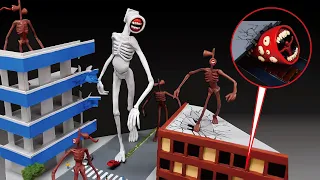 Making Great Mother Megaphone, Siren Head, Train Eater | Leovincible & Henderson Monsters with Clay
