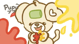 【ププのアニメ】まぜたら何色なるかな