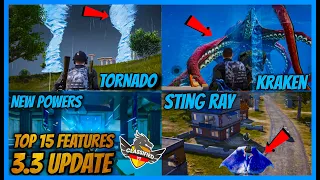 3.3 UPDATE : TOP 15 NEW FEATURES OF OCEAN ODYSSEY MODE / TORNADO POWER AND RELEASE DATE ( BGMI )