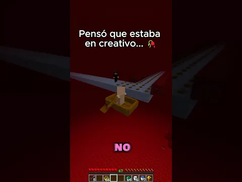 El puente NO estaba TERMINADO 💀 #minecraft #shorts