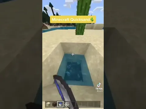 Minecraft Quicksand 🌵 #shorts - DON'T CLICK THIS: https://bit.ly/3v8jwAM