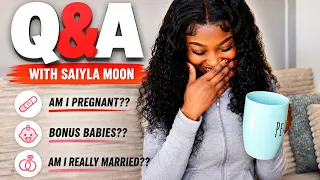AM I PREGNANT?? BONUS BABIES?? AM I REALLY MARRIED?? | Answering all questions! | Q&A