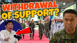WITHDRAWAL OF SUPPORT NI AFP CHIEF BRAWNER KAY MARCOS JR, HINIKAYAT