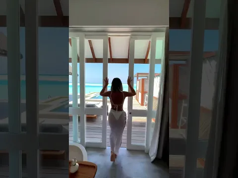 Welcome to the luxury Overwater Villa at Four Seasons Maldives✨ #shorts