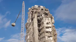 Demolition with Wrecking Ball
