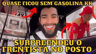 Gusttavo Lima dá PRESENTE a FRENTISTA que o RECONHECEU ao quase ficar sem GASOLINA na rua Kkkk