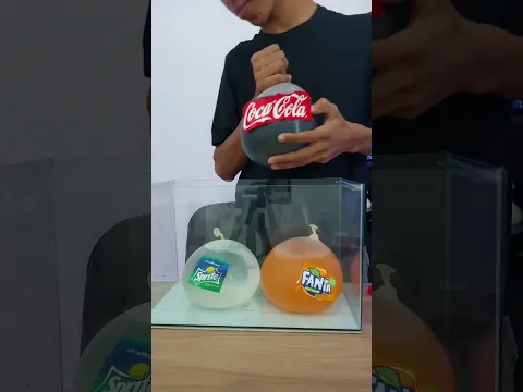 Coca cola & Fanta & Sprint vs Mentos #shorts