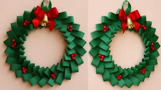 DIY Christmas Wreath/Christmas Wreath from Paper/How to make Christmas Wreath/Christmas Decoration