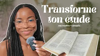 Étudier la Bible en profondeur   ma routine + conseils pour débuter