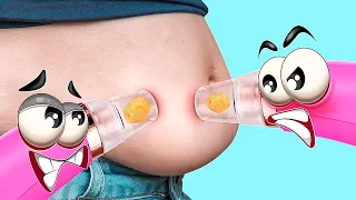 See how talking food and ordinary things are entertained when traveling -  #LifeDoodles 63