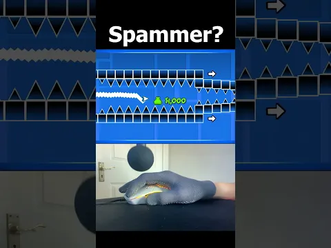 HARDEST Wave Spam in Geometry Dash 😱 #shorts