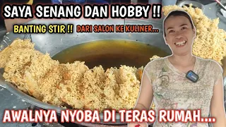 DARI SALON BANTING STIR ‼️ MEMILIH JUALAN PISANG CRISPY BERAWAL DARI TERAS RUMAH, SAYA HOBBY DISINI