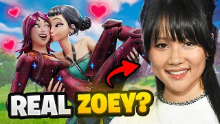 I Played Fortnite with THE REAL ZOEY?!