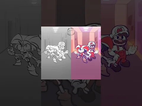 MAKING OF - Digital Circus X Mario #animation #tadc #mariogalaxy #crossover #indieanimation