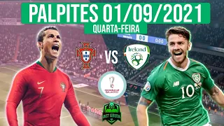 PALPITES DE FUTEBOL PARA O DIA 01/09/2021 (QUARTA-FEIRA) + BILHETES PRONTOS 🍀