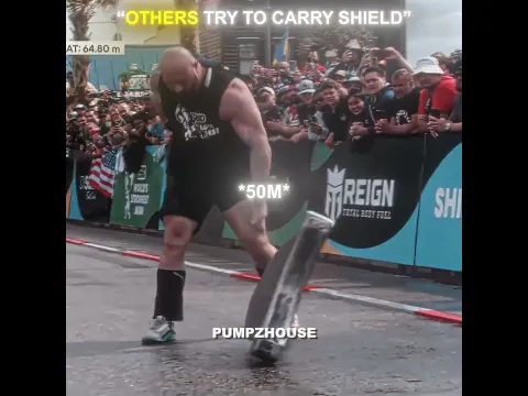 200 Kilogram Shield Carry😳 #gym #gymmotivation #motivation #strength #strongman #markfelix #usa