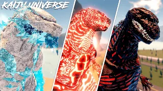 GODZILLA do MAIS FRACO ao MAIS FORTE! | ROBLOX Kaiju Universe