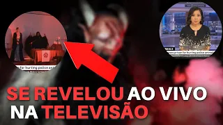 NOTICIÁRIO DE TV INTERROMPIDO POR CERIMÔNIA DE ADORAÇÃO DO DIABO!