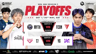🟥 MSL MM Season 3 |  Play Offs  D1