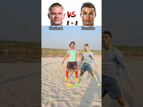 Ronaldo vs Haaland fans 🤔 #shorts #football #fans #youtube #trending #viralvideo #ronaldo #haaland