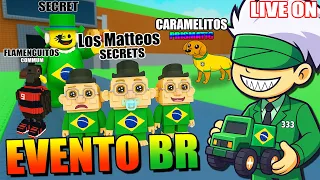 EVENTO BRASIL HOJE!!! - ⚡ NOVOS BRAINROT SECRET - EDDY333 - JOGANDO