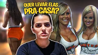 DEU RUIM COM AS GARÇONETES DE ROUPA CURTA (PROVOQUEI A BRUNA)