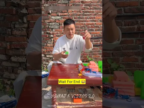 छल्ला बना दिया 😂 ~ mini wood toy - woodworking art skill / wood / hand crafts / #shorts