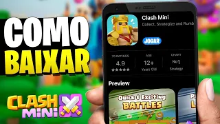 COMO BAIXAR o NOVO CLASH MINI no ANDROID e iOS