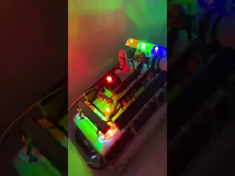 The Ghostbusters Ecto-1A that I built! 26 LED’s!