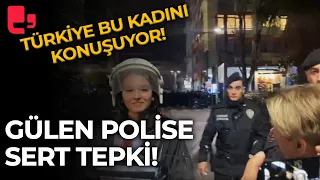 Halktan gülen polise büyük tepki: "Senin haklarını da onlar savunuyor"