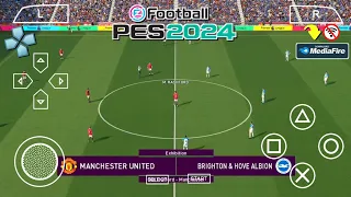Main eFootball PES 2025 PPSSPP Android Offline Full Update UCL, League, Kits 24/25 & 4K Graphics