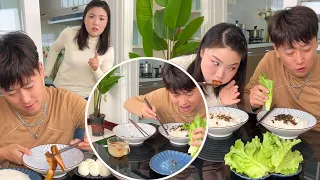 My Husband Secretly Hid The Meat In The Bowl Behind My Back But I Found Out And Ate It