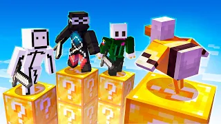 Nos ENFRENTAMOS en PILARES de LUCKY BLOCKS EXTREMO