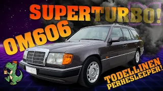 KOEAJOSSA - (VIRITETTY!) MERCEDES-BENZ W124 (S124) 300 OM606 SUPERTURBO -92