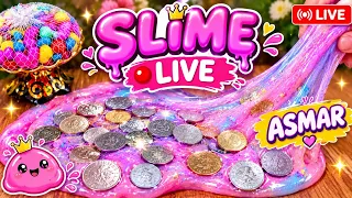 Slime live #ASMR good morning 🌹 ☕️🌄