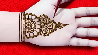 Easy Front Hand Arabic Mehndi Design 2021 | Stylish Mehndi for Wedding