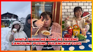 MINTA SUAMI HEALING KE JEPANG, LANGSUNG PUSING PULANGNYA GUYS | KOMPILASI #SHORT KULINERSAMACICI