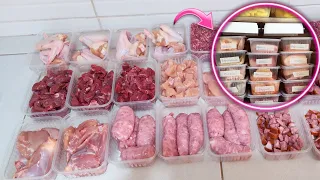 ORGANIZANDO AS CARNES DO MÊS | Dicas de como variar o cardápio ✨ Bia Miranda