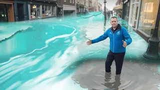 Al agua no le gusta este hombre...