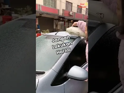 Jangan lakukan ini ketika kaca mobil membeku