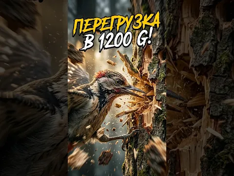 Птица, которая испытывает перегрузку в 1200g и не дохнет! 🤯